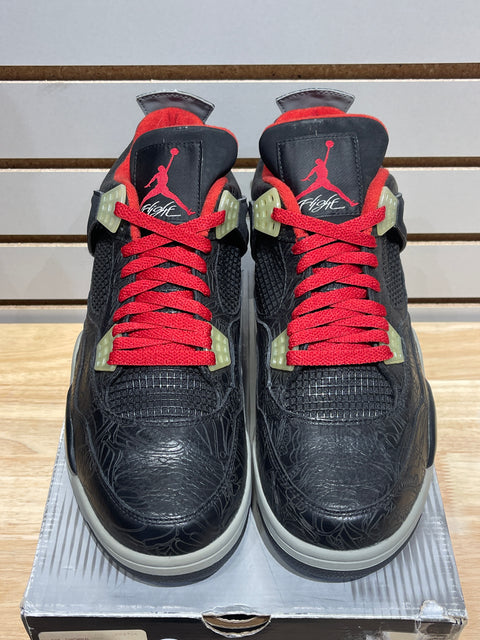 Jordan 4 Retro Black Laser Sz 11M