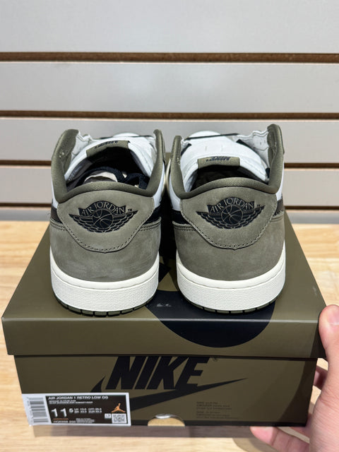 Jordan 1 Retro Low Medium Olive Sz 11.5