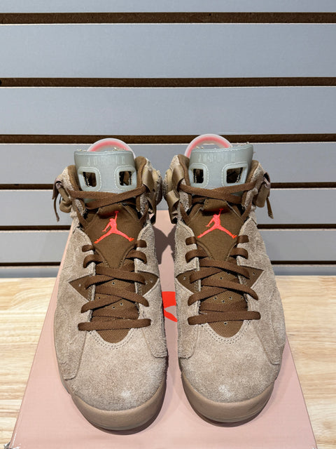 Jordan 6 Retro Travis Scott British Khaki Sz 11