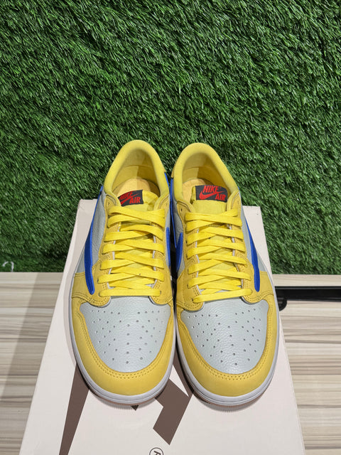 Jordan 1 Retro Low OG SP Travis Scott Canary (Women's) Sz 10M
