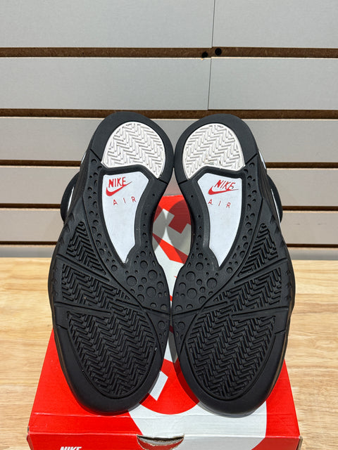 Nike Air Flight Lite II Mid Black White Varsity Red Sz 10