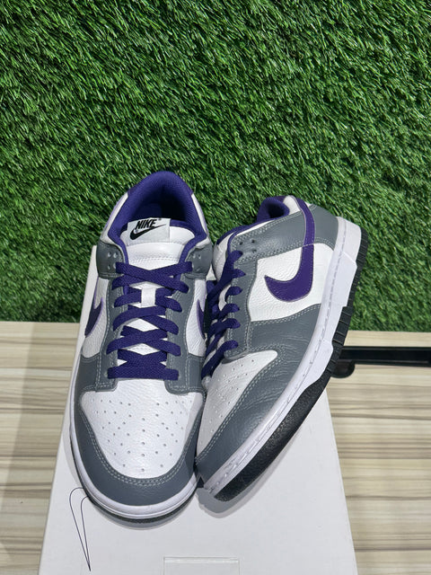 NikeiD Grey Purple Nike Dunk Low Sz 10.5