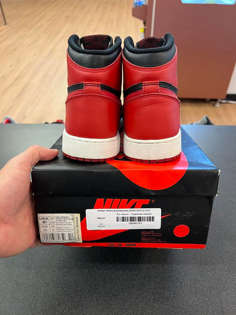 Jordan 1 Retro Bred Banned (2016) (GS) Sz 6.5Y