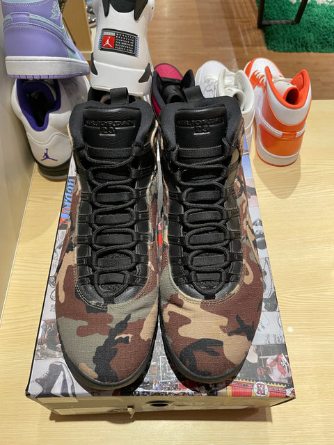 Jordan 10 Retro Woodland Camo