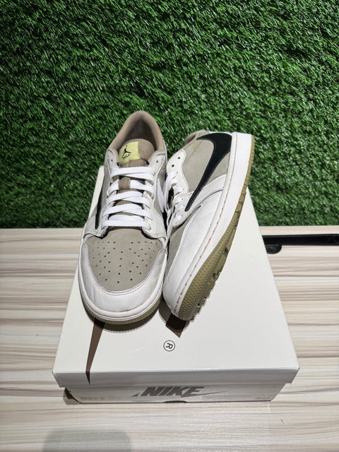 Jordan 1 Retro Low Golf Travis Scott Neutral Olive Sz 11.5M