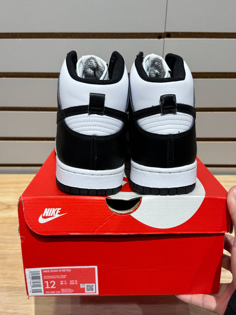 Nike Dunk High Panda Black White (2021/2024) Sz 12