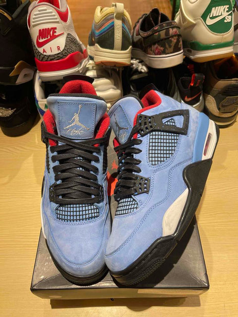 Jordan 4 Retro Travis Scott Cactus Jack Sz 10