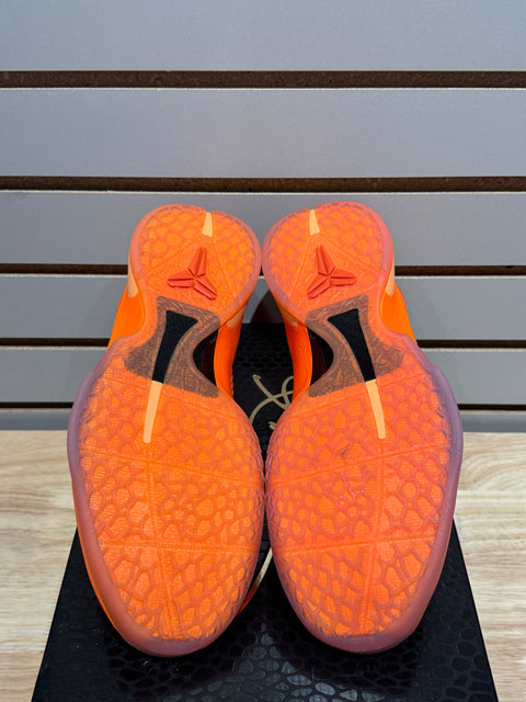 Nike Kobe 6 Protro Total Orange Sz 9.5