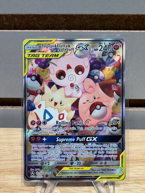 Togepi & Cleffa & Igglybuff GX - 143a/236 - Pokemon Alternate Art Promos (PR)