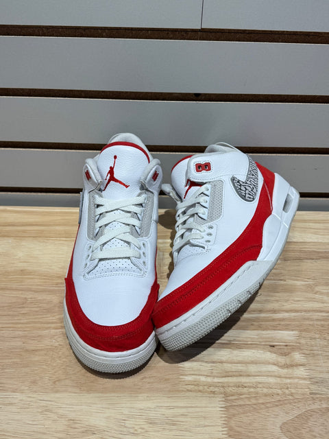 Jordan 3 Retro Tinker White University Red Sz 11