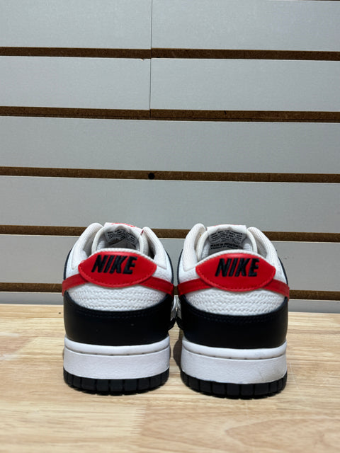 Nike Dunk Low Retro Red Swoosh Panda Sz 10