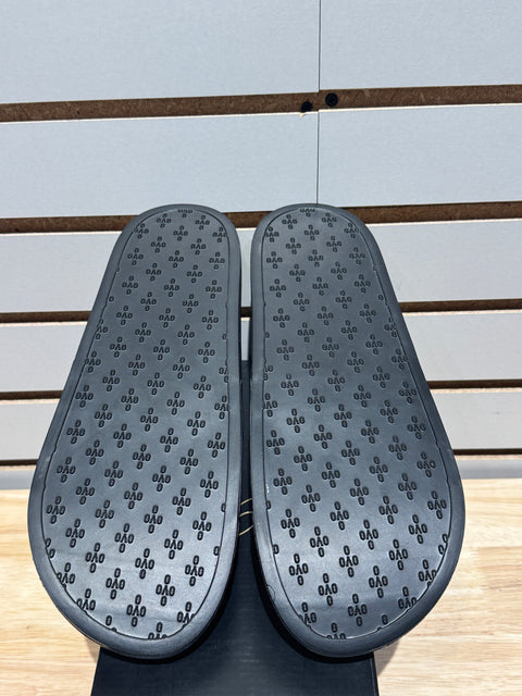 Black OVO Slides Sz 10