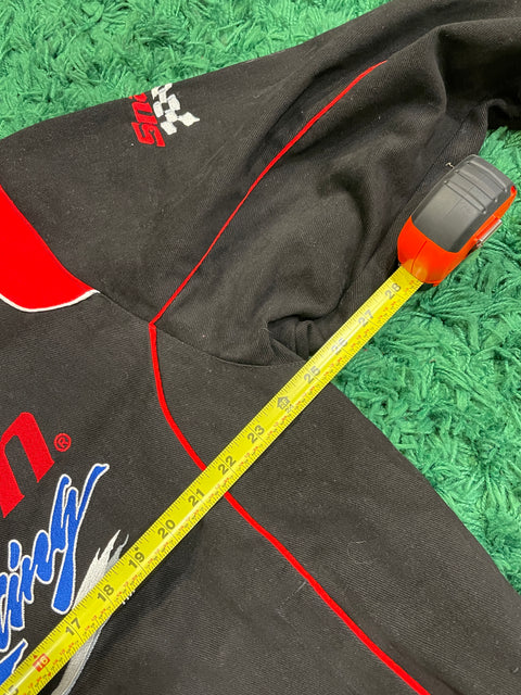 Vintage Snap-on Racing Jacket Red/Black Embroidered Bomber Varsity