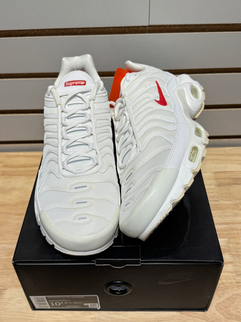Nike Air Max Plus Supreme White Sz 10.5