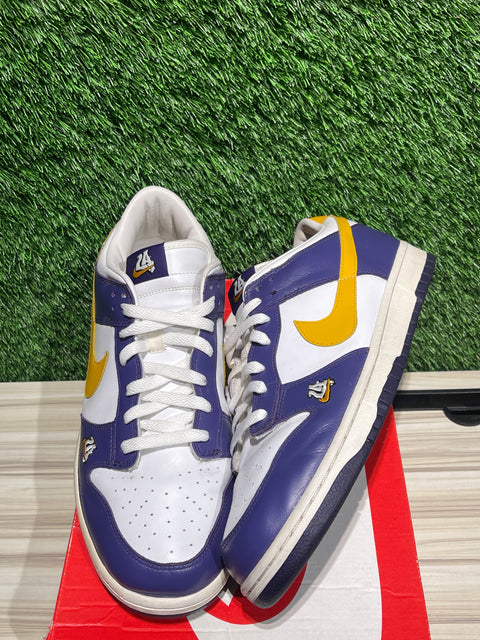 Nike Dunk Low Los Angeles Lakers Sz 13
