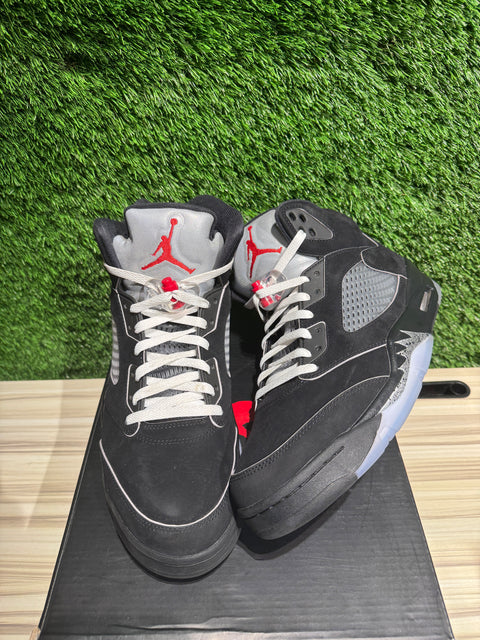 Jordan 5 Retro OG Black Metallic Reimagined Sz 13