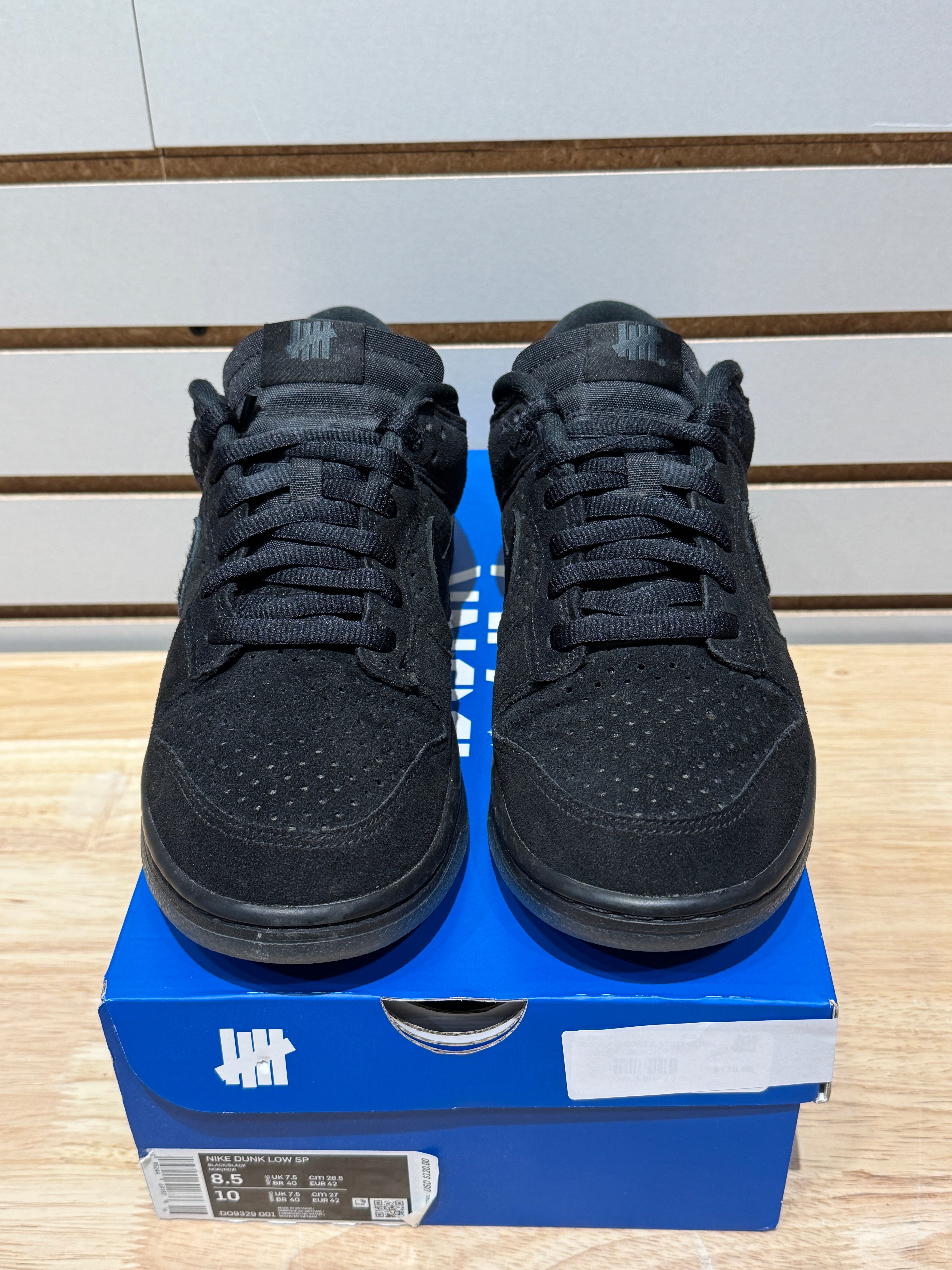 Nike Dunk Low SP Undefeated 5 On It Black Sz 8.5 – Sneak City