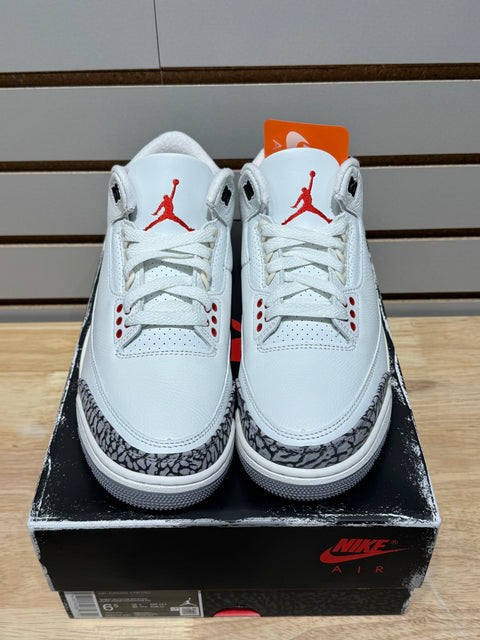 Jordan 3 Retro White Cement Reimagined Sz 6.5M