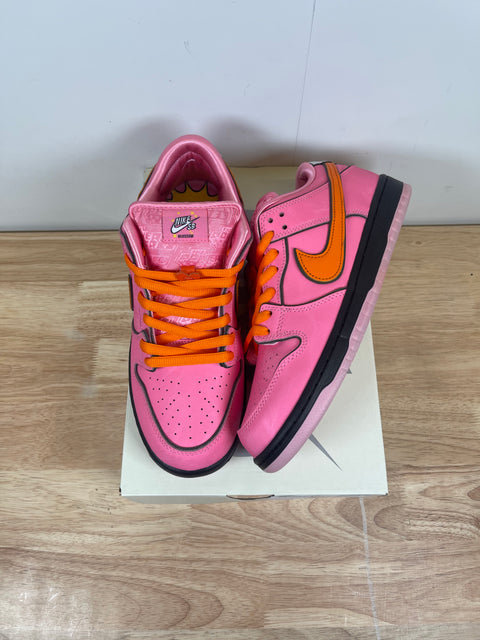 DS Blossom The Power Puff Girls Nike SB Dunk Low Sz 9.5