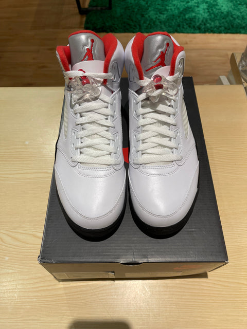 Jordan 5 Retro Fire Red Silver Tongue (2020)