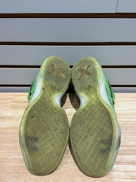 Nike Kobe 10 Elite Low NikeiD "Grinch" Sz 10.5