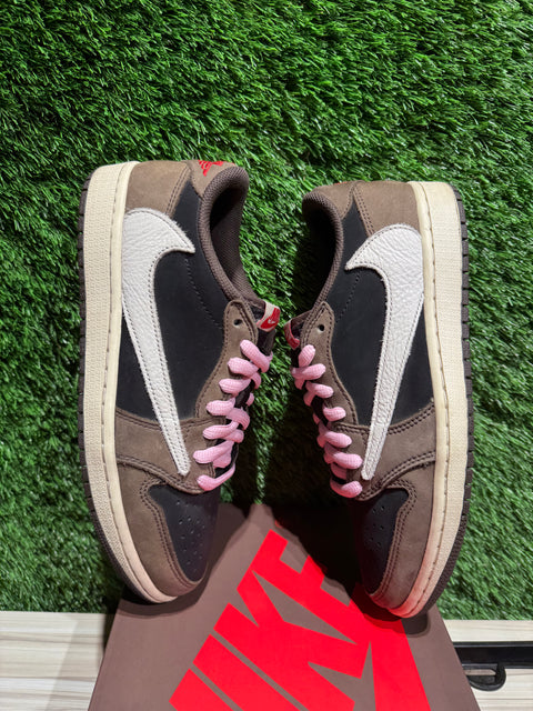 Jordan 1 Retro Low OG SP Travis Scott Mocha Sz 8M