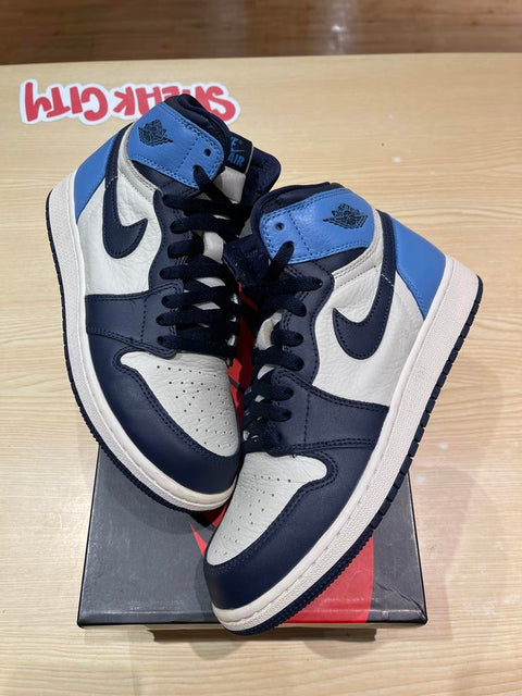 Jordan 1 Retro High Obsidian (GS) Sz 7Y