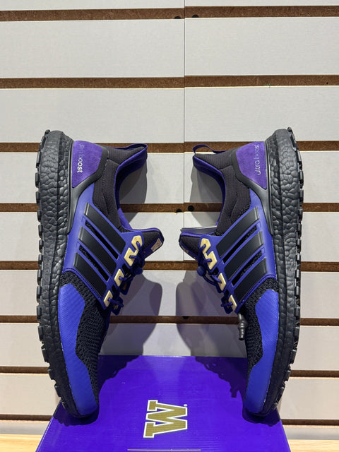 Adidas Ultraboost 1.0 DNA Washington Huskies Purple Black Sz 11