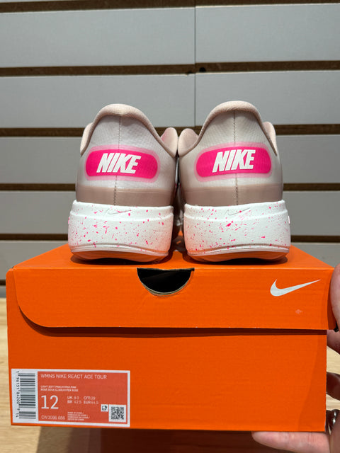 Nike React Ace Tour (Women's) Light Soft Pink Sz 10.5M