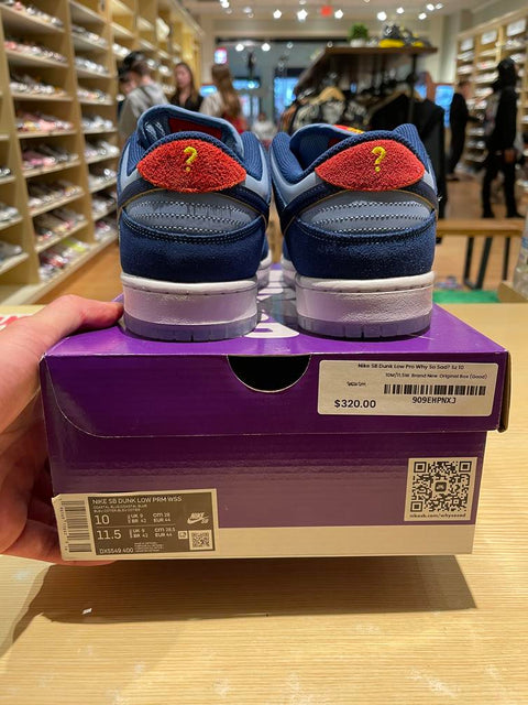 Nike SB Dunk Low Pro Why So Sad? Sz 10