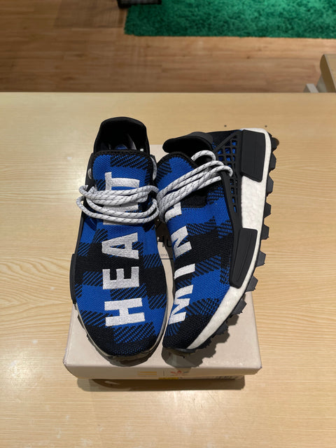 adidas NMD Hu Pharrell x BBC Blue Plaid