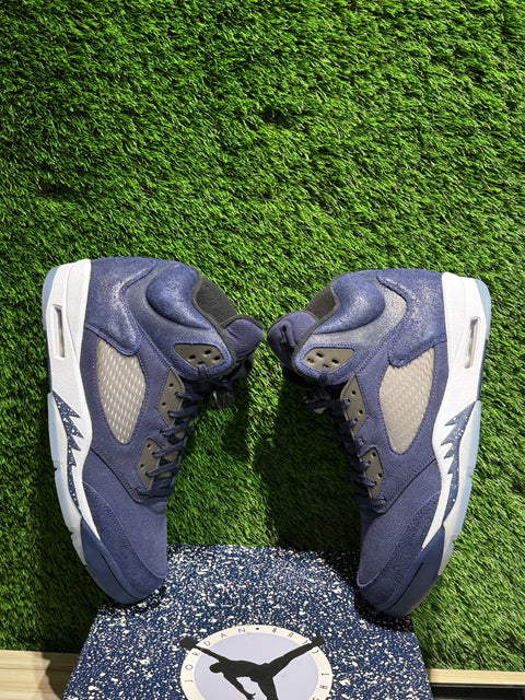 Jordan 5 Retro Midnight Navy Sz 13