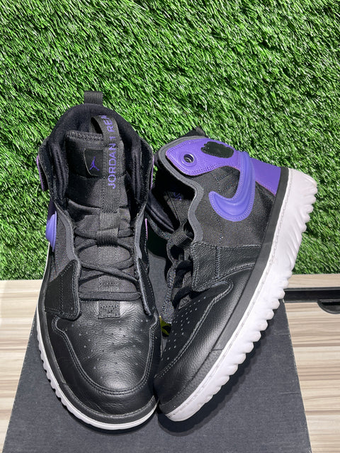Jordan 1 High React Black Court Purple Sz 11M