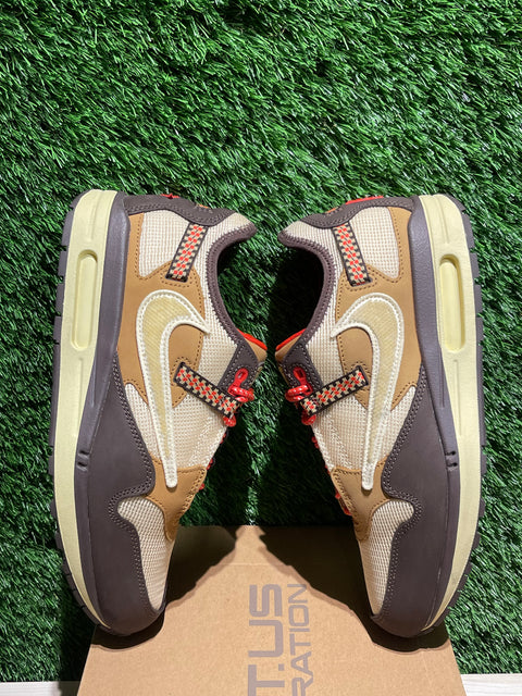 Nike Air Max 1 Travis Scott Cactus Jack Baroque Brown Sz 9M