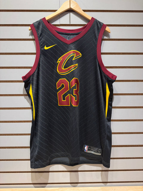 Lebron Cleveland Cavaliers Jersey Swingman Black Size 52