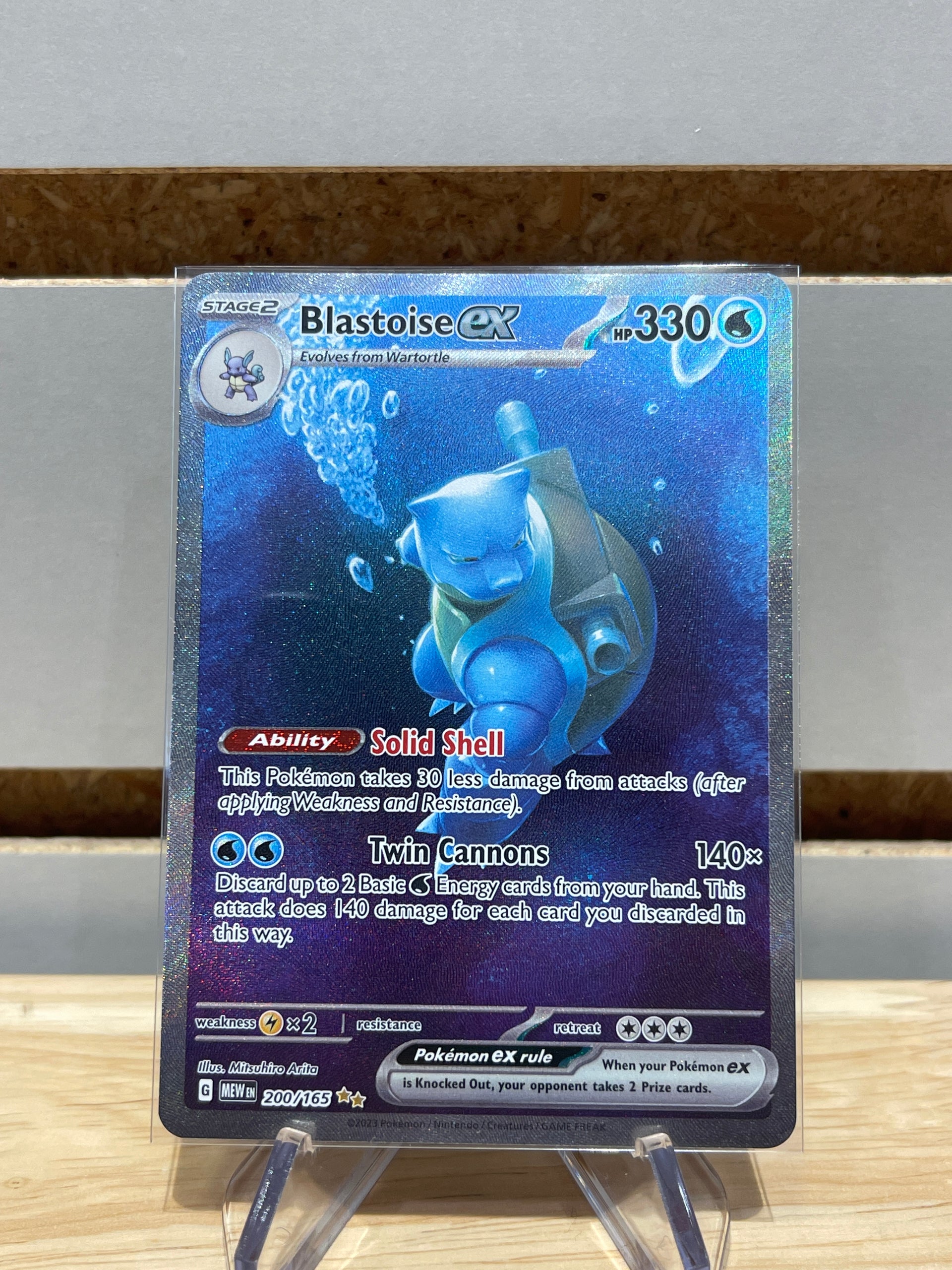 blastoise ex pokemon card 2023 Pokémon Scarlet & Violet 151 Special Illustration Ra – Sneak City L / None / OOP Color:Melon Goldin Offers Two Dozen