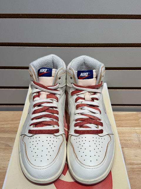 Jordan 1 Retro High Rare Air Sail Cinnabar (Women's) Sz 8.5M