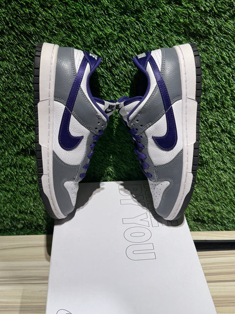 Nike ID Grey Purple Dunk Low Sz 7M
