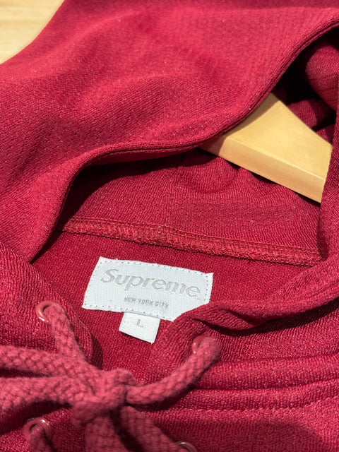 Supreme Hooded Hockey Jersey Burgundy Sz L