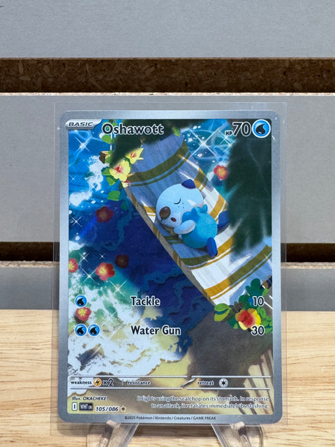 Oshawott - 105/086 - Pokemon SV: White Flare (WHT)
