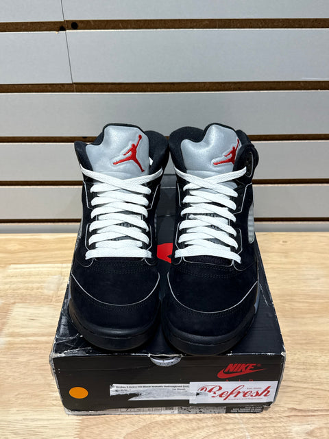 Jordan 5 Retro OG Black Metallic Reimagined (GS) Sz 7Y