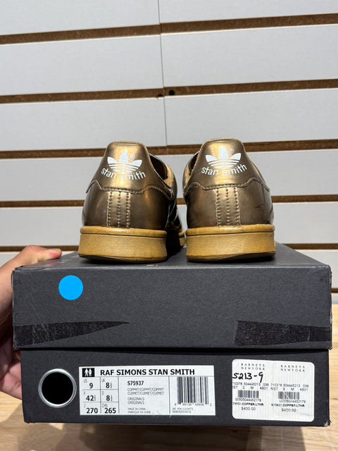 Raf Simons Stan Smith Copper Leather Sz 9