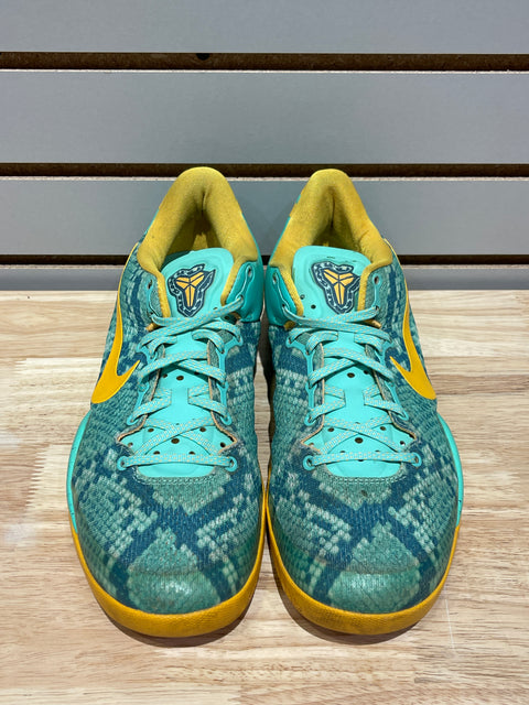 Nike Kobe 8 System Green Glow Laser Orange Sz 10.5