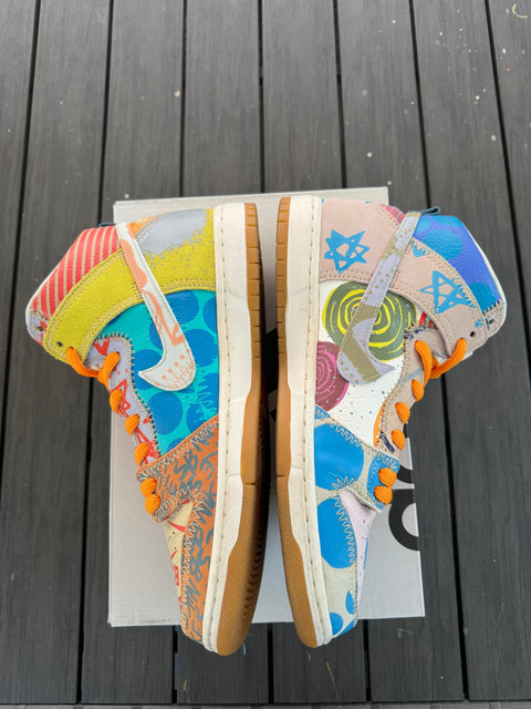 Nike SB Dunk High Thomas Campbell What the Dunk