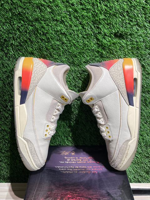 Jordan 3 Retro SP J Balvin Medellín Sunset Sz 9M