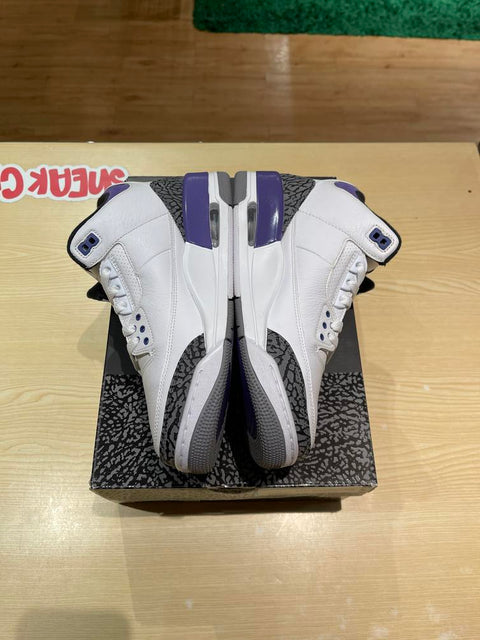 Jordan 3 Retro Dark Iris Sz 9