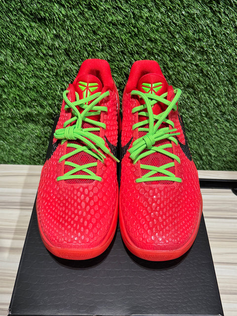 Nike Kobe 6 Protro Reverse Grinch Sz 12