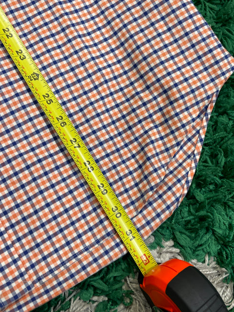 Polo Ralph Lauren Shirt Orange/Blue Checked Button Down