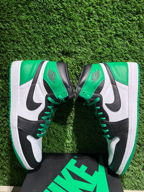 Jordan 1 Retro High OG Lucky Green Sz 12