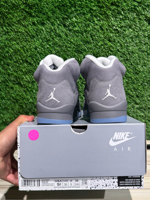 Jordan 5 Retro Wolf Grey (2026) (GS) Sz 5.5Y